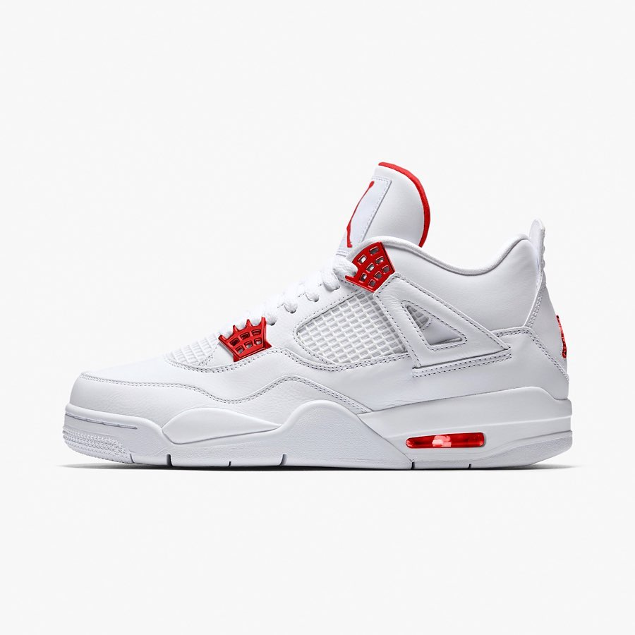 Air Jordan 4 Red Metallic Shoes